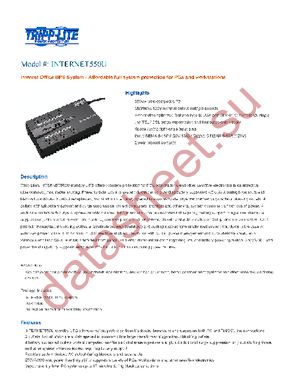 INTERNET550U datasheet  